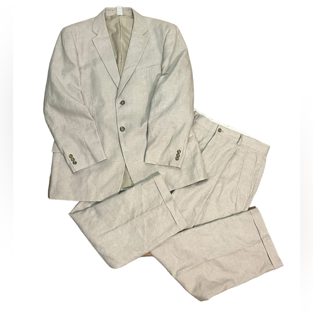 Concepts by Claiborne Nordic Coast Linen/Cotton Blend Two-Piece Suit